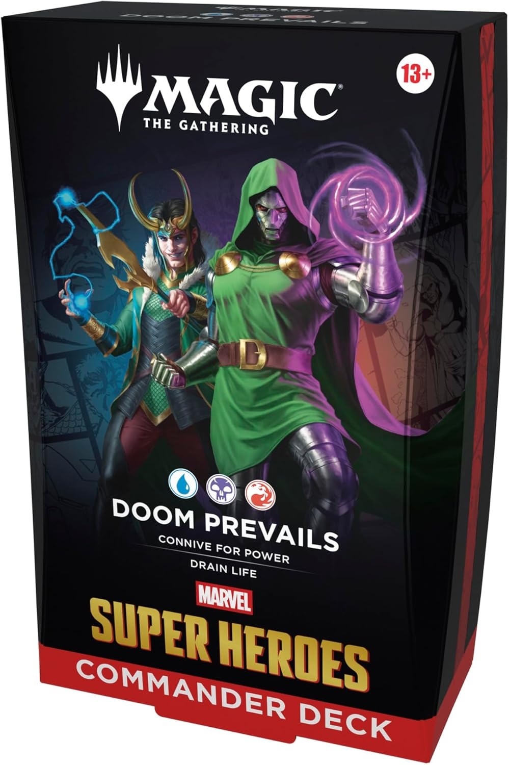 Commander Display (4 mazos) Marvel Super Heroes Inglés