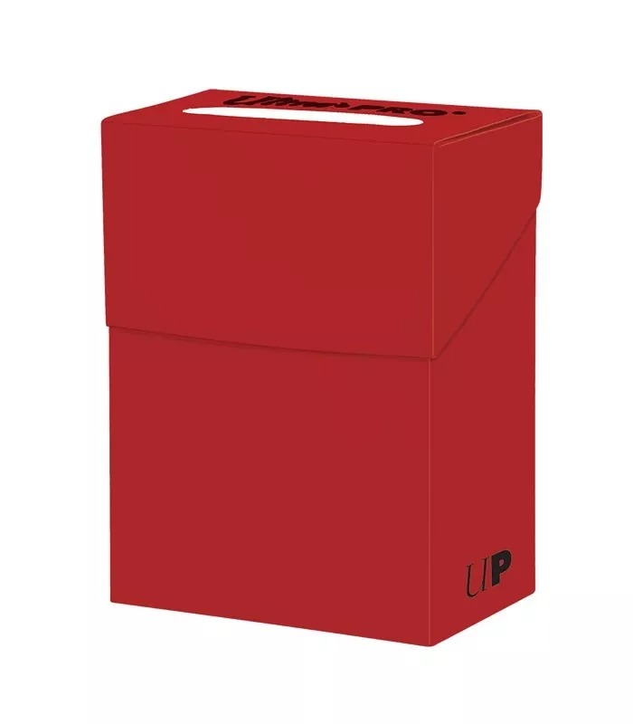 Caja de mazo Deck Box New Solid Rojo Ultra Pro.