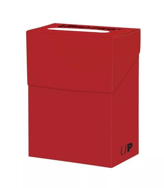 Caja de mazo Deck Box New Solid Rojo Ultra Pro.