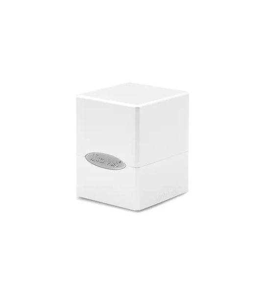 Caja para mazo Satin Cube Deck Box blanco Ultra Pro