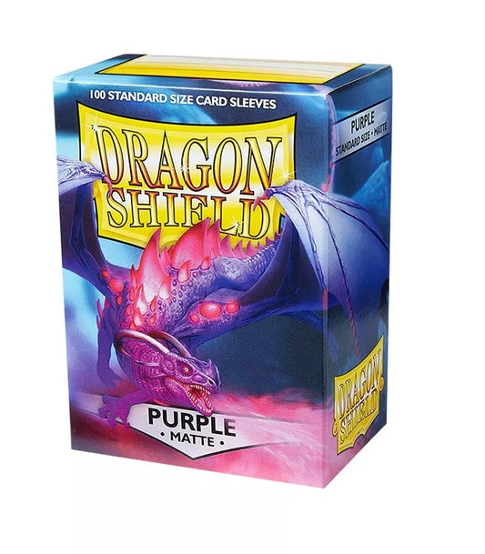 Fundas Standard Matte Morado (100 fundas) Dragon Shield