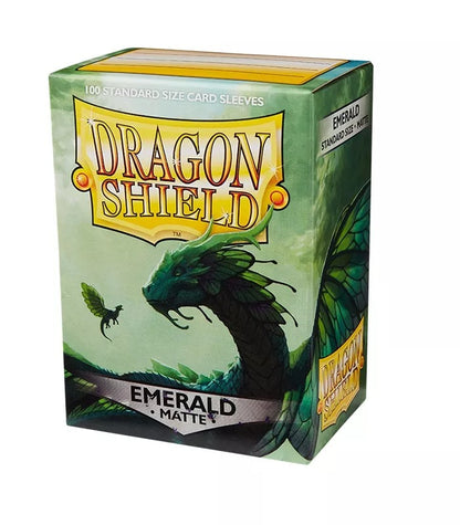 Fundas Standard Matte Verde Esmeralda (100 fundas) Dragon Shield