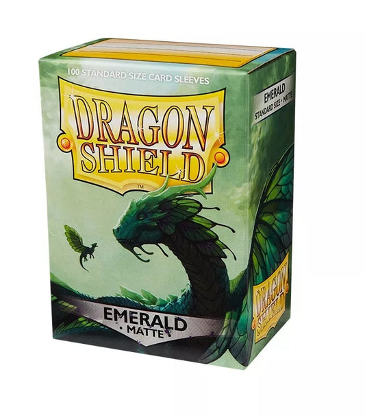 Fundas Standard Matte Verde Esmeralda (100 fundas) Dragon Shield