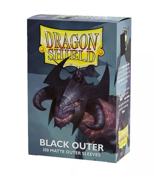 Fundas Standard Outer Sleeves Black - Standar Size (100 fundas) Dragon Shield