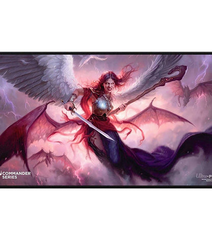 Tapete Commander Series Black Stitched Playmat Kaalia - Fan Vote Magic The Gathering - Ultra pro