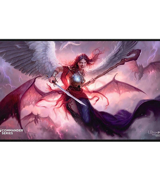 Tapete Commander Series Black Stitched Playmat Kaalia - Fan Vote Magic The Gathering - Ultra pro
