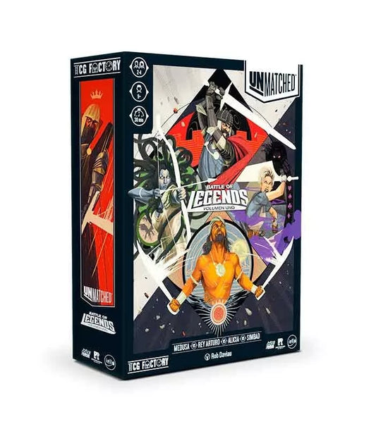 Unmatched Battle of Legends Volumen 1 - Juego de mesa español