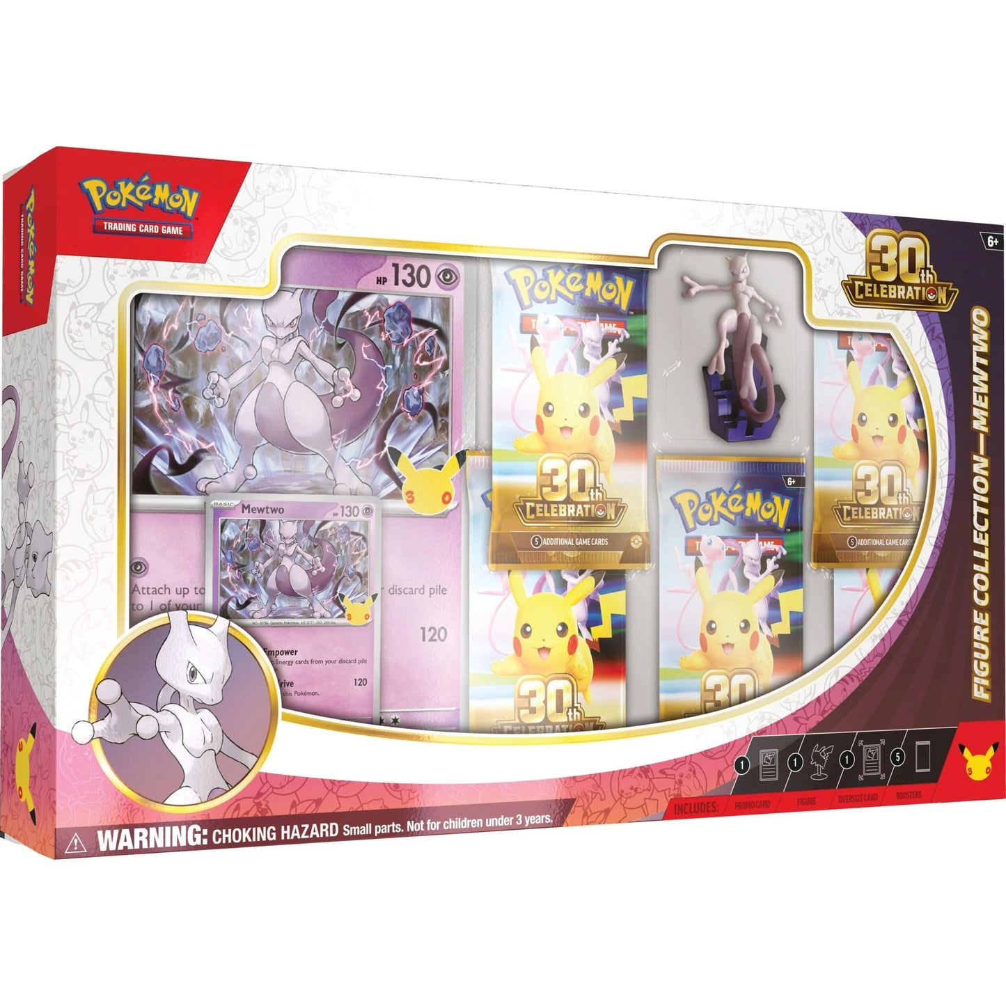 Caja Figura Mewtwo V2 Celebraciones 30 Aniversario