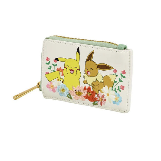 Cartera LOUNGEFLY POKEMON PIKACHU & EEVEE FLORAL