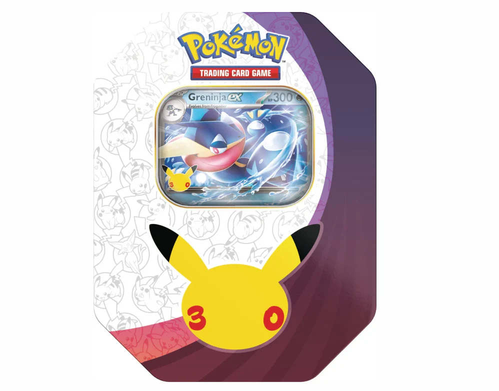 Greninja ex Tin Celebraciones 30 Aniversario Celebrations 30th