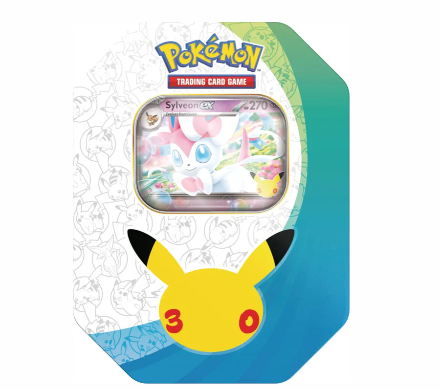 Sylveon ex Tin Celebraciones 30 Aniversario