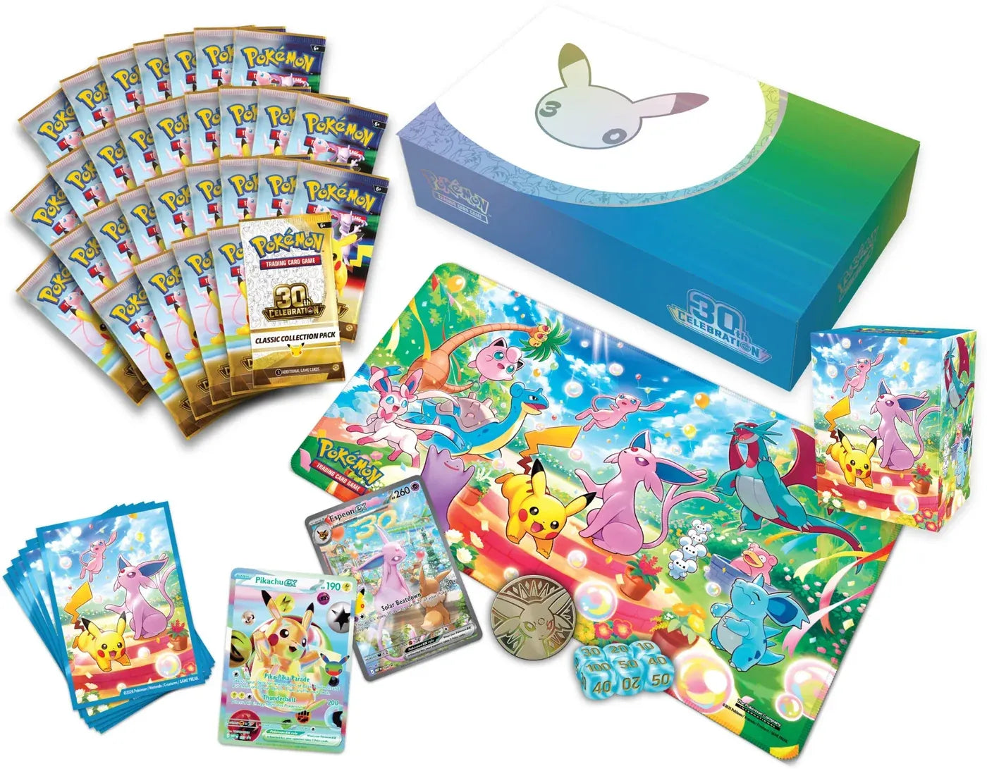 Caja Ultra Premium Espeon Celebraciones 30 Aniversario