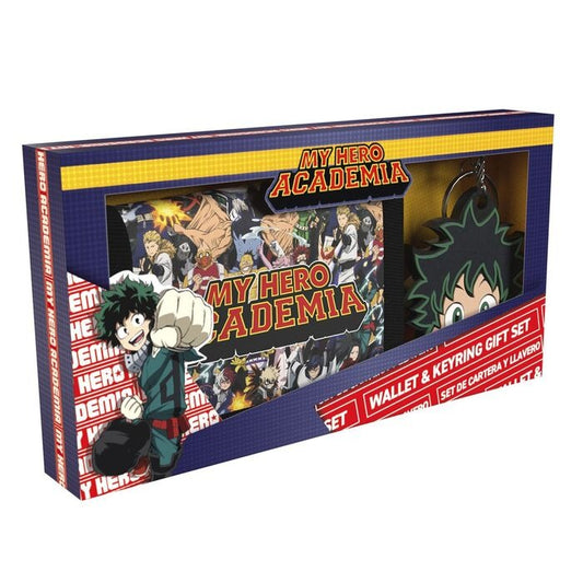 MY HERO ACADEMIA SET REGALO CARTERA + LLAVERO