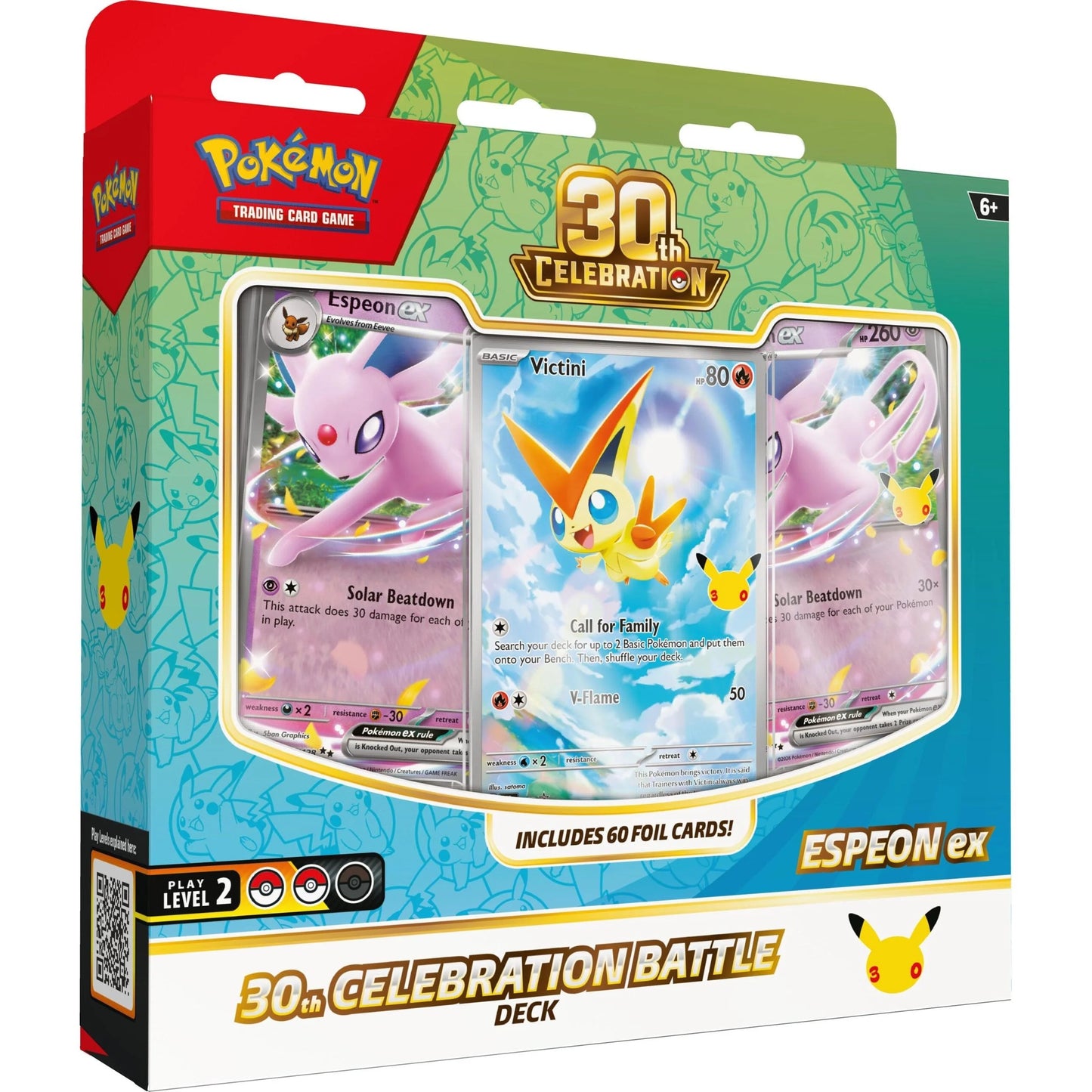 Battle Deck Espeon Celebraciones 30 Aniversario