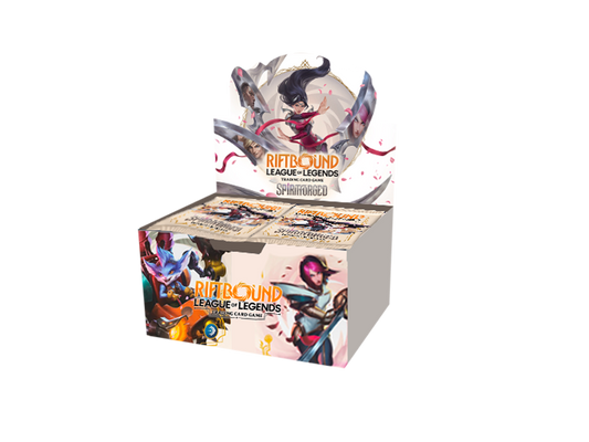 RIFTBOUND: LEAGUE OF LEGENDS TCG – SPIRITFORGED BOOSTER BOX (24 sobres) – INGLES