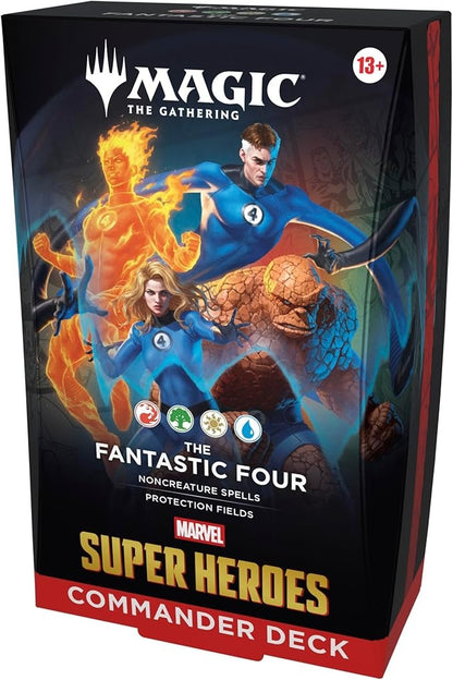 Commander Display (4 mazos) Marvel Super Heroes Inglés