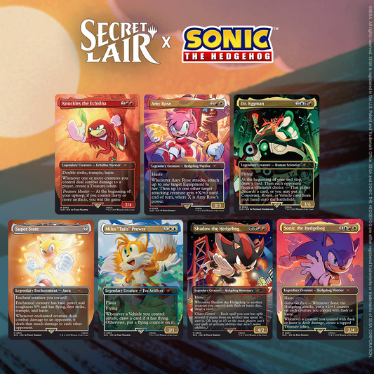Secret Lair x Sonic: Friends & Foes non foil