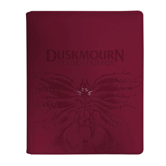 Album Carpeta DUSKMOURN CREEPY LEATHER-BOUND SET SYMBOL 9-POCKET PREMIUM ZIPPERED PRO-BINDER FOR MAGIC: THE GATHERING