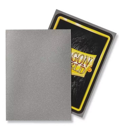 Fundas Standard Matte Plata (100 fundas) Dragon Shield