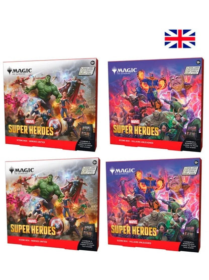 Scene Box Display Marvel Super Heroes Inglés