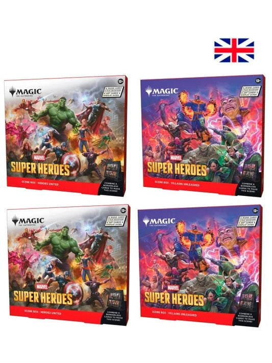 Scene Box Display Marvel Super Heroes Inglés
