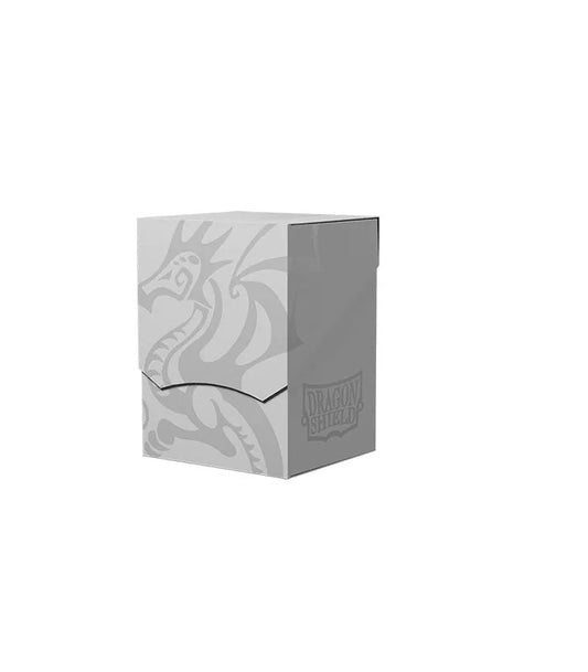 Caja de mazo Ashen White Blanco Dragon Shield