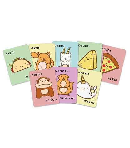 TACO, GATO, CABRA, QUESO, PIZZA