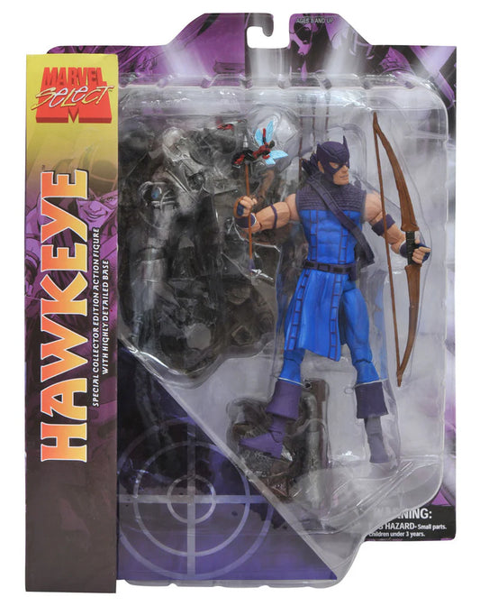 Figura Marvel Select Classic Hawkeye (Ojo de Halcón) 18 cm
