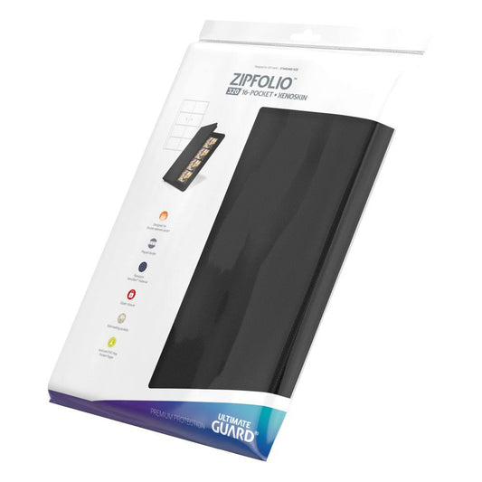 Album Carpeta Ultimate Guard Zipfolio 320 - 16-Pocket XenoSkin Negro